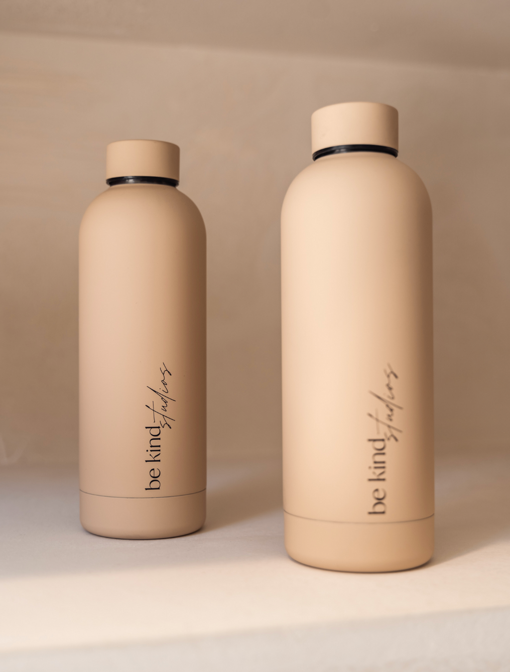 be kind logo | aluminum water bottle
